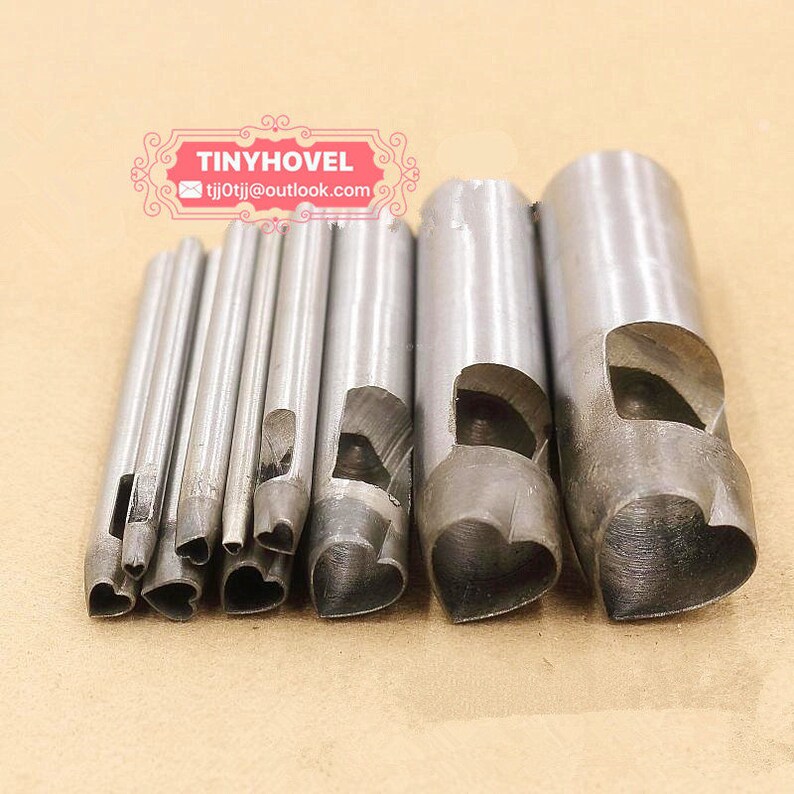3mm30mm Heart LOVE hole puncherhole maker for leather Etsy