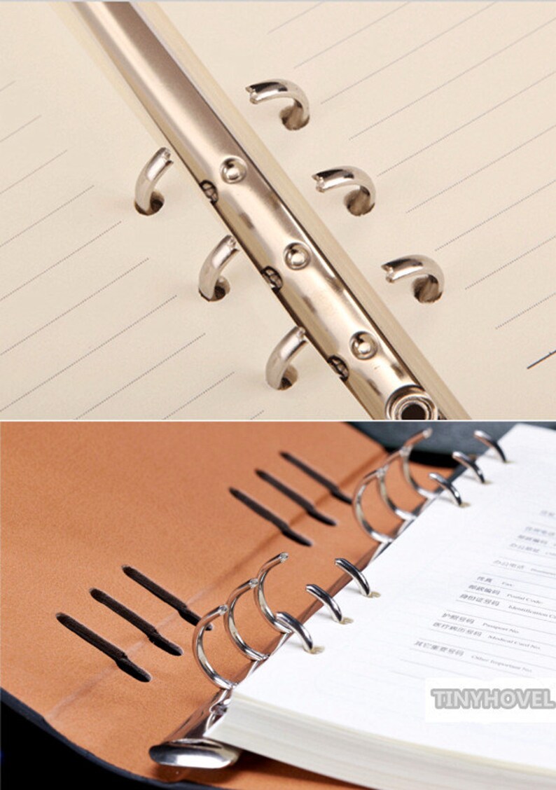 Refills Paper 6 Hole Refills For Journal Notebook Memo Book Etsy