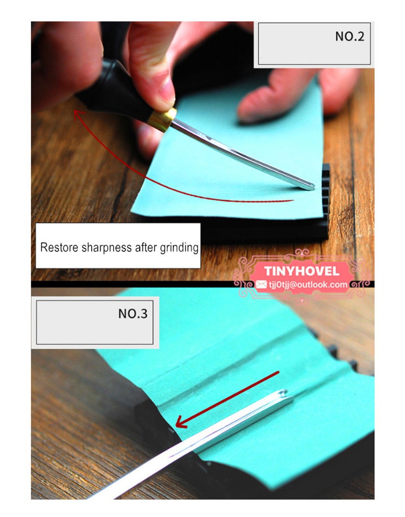 Leather Edge Beveler Leather Edge Stitching Groover Set Etsy