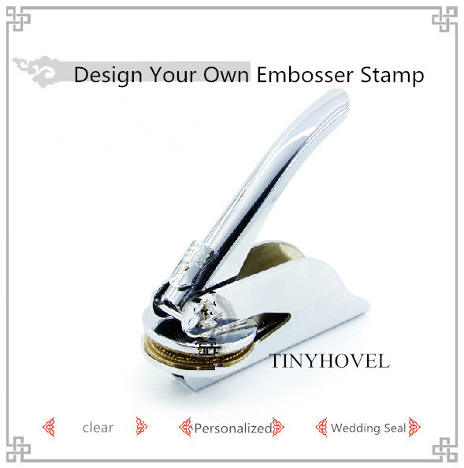 Custom Embossing Stamp Letter Press Stamp / Embossing stamp Etsy