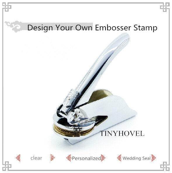 Custom Embossing Stamp Letter Press Stamp / Embossing stamp Etsy