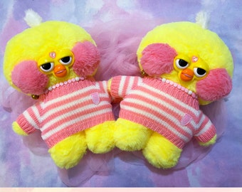 Oddbody "Burbie" Duck Friend Plush! 12 "/ 30cm Plushie Versandbereit Pink Seltsames Ungewöhnliches Einzigartiges Handgemachtes Geschenk!