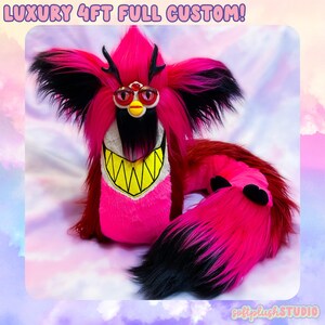 Long Friend Made to Order! 4ft with Spine! Character Inspired Gaming Anime Fantasy OOAK Plush Plushie Doll