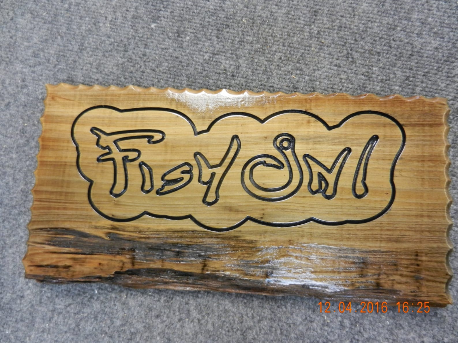 Hand Carved Sign on Pecky Cypress Wood Fish on fishing Sign - Etsy