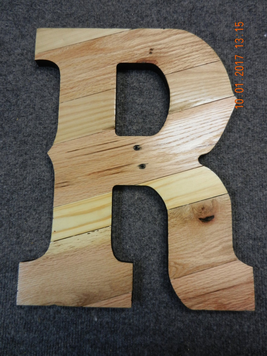 Oak & Pine Wood Pallet Letter R to Hang on Wall - - Etsy