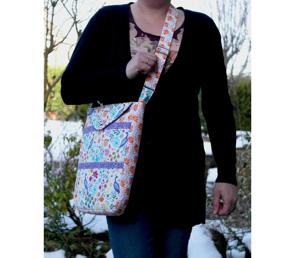 Messenger Bag Pattern PDF Downloadable Crossbody Bags Sewing Patterns ...