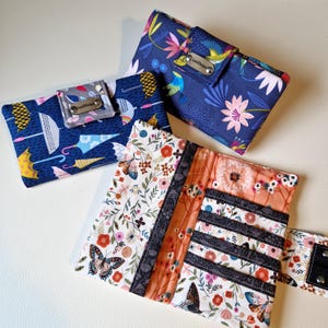Wallet Pattern Bi-Fold für Karten Bargeld PDF Download Geldbörse Muster Geschenke machen für Weihnachten Familie Freunde