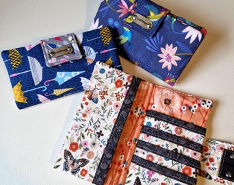 Bi-fold Wallet Sewing Pattern with Phone Pocket and Card Slots Gifts to Make