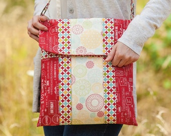 Messenger Bag Sewing Pattern PDF Digital Download Bagmaking Patterns