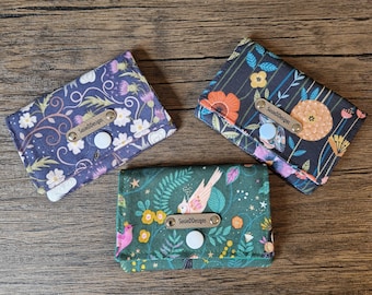 Card Wallet Sewing Pattern Small Purse Easy-to-sew Gifts to Make