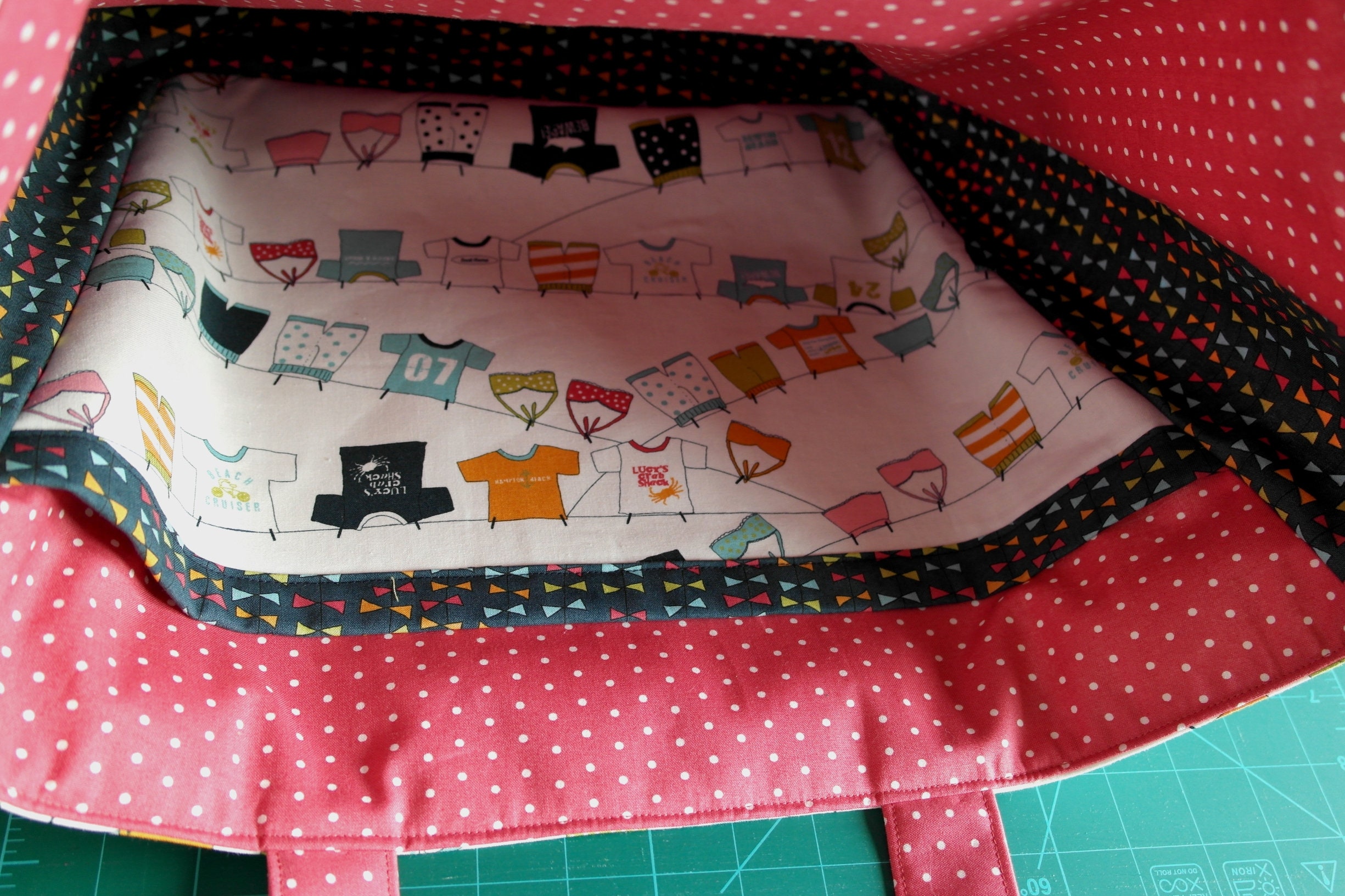 Large Tote Bag Sewing Pattern Beach Bag Shopper PDF Download - Etsy