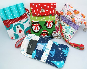 Sewing Pattern Mobile Phone or iPod Pouch (for gadgets up to 3'' x 4.5'') PDF Download - gifts to make