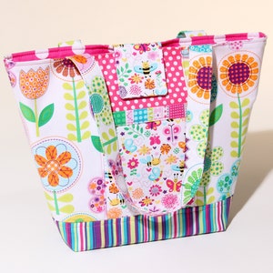Patron de sac fourre-tout pour enfant Busy Bees Fabrication de sacs Patrons PDF