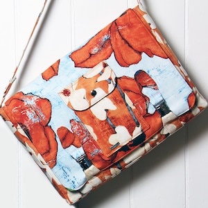 Padded Satchel Sewing Pattern PDF Download Laptop Bag Bagmaking Patterns