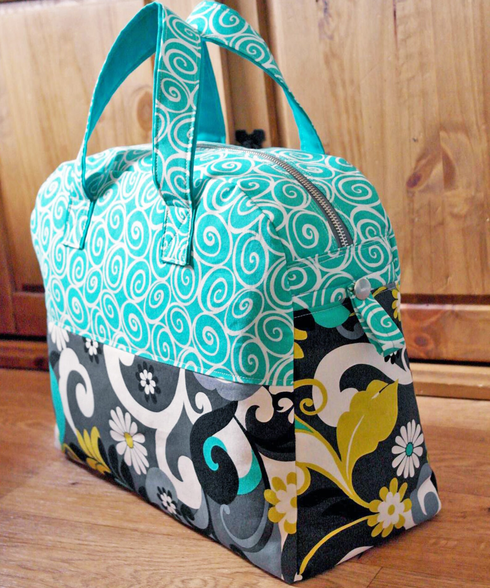 Weekender Travel Bag Pattern PDF Download Overnight Bag Sewing Patterns ...
