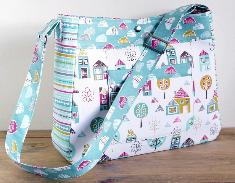 Diaper Bag Pattern Petite Street Nappy Bag Sewing Pattern by SusieDDesigns image 1