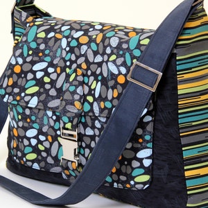 Messenger Bag Sewing Pattern Barcelona Bag Patterns PDF Download image 2