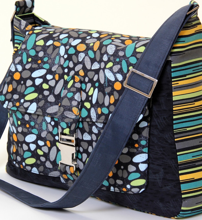 Messenger Bag Sewing Pattern Barcelona Bag Patterns PDF Download image 2