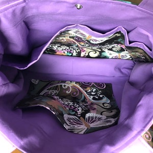 Large Shoulder Bag Sewing Pattern Carry-all Bag Bernadette Downloadable Patterns image 7