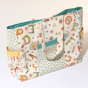 Diaper Bag Pattern Zippered Large Baby Nappy Bag Sewing Pattern image 1