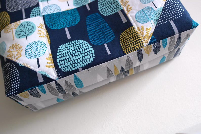 Patchwork Tote Bag Sewing Pattern Shopper PDF Bagmaking Patterns - Etsy