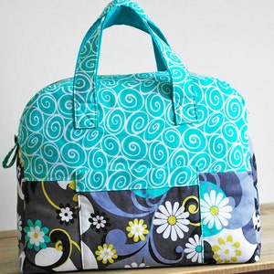 Weekender Travel Bag Pattern PDF Download Overnight Bag Sewing Patterns image 4