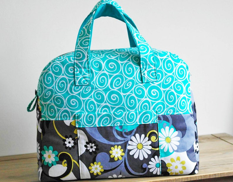 Weekender Travel Bag Pattern PDF Download Overnight Bag Sewing Patterns image 4