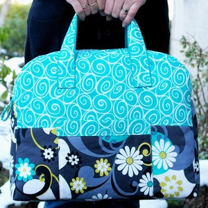 Weekender Travel Bag Pattern PDF Download Overnight Bag Sewing Patterns image 1