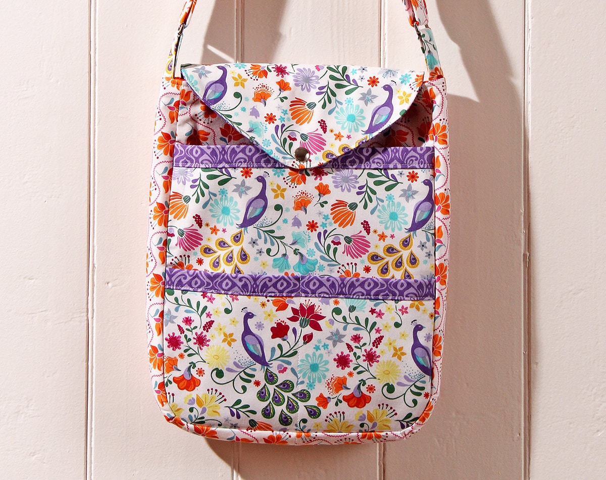 Messenger Bag Pattern PDF Downloadable Crossbody Bags Sewing Patterns ...