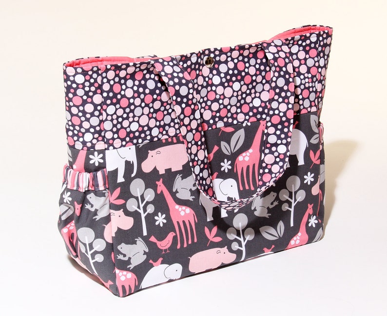 Diaper Bag Sewing Pattern PDF Download Millie Nappy Bag image 1