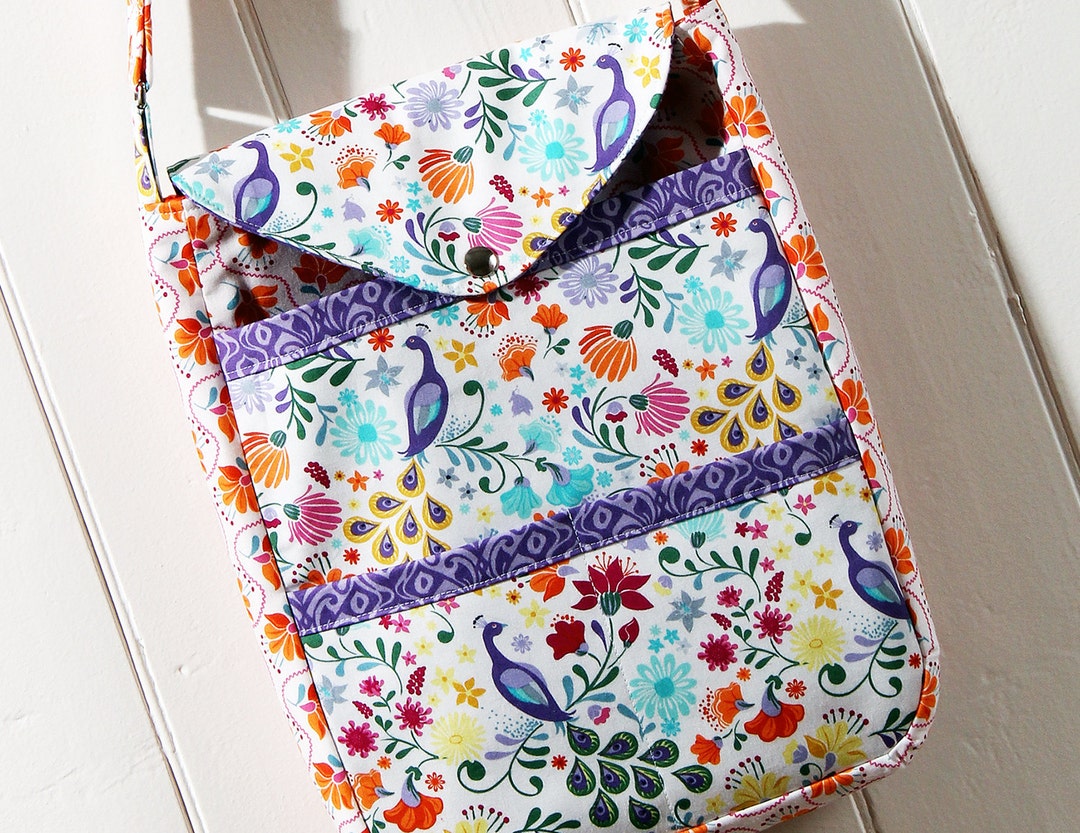 Messenger Bag Pattern PDF Downloadable Crossbody Bags Sewing Patterns ...