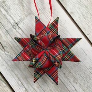 Royal Stewart Tartan Plaid Ornament