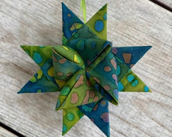 Batik German Star Ornament