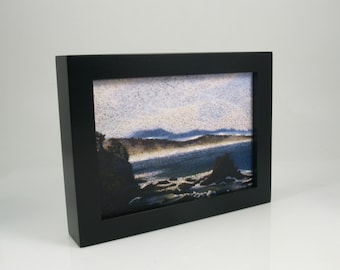 Stampa su tela con scena costiera incorniciata: 5x7 Giclée Seascape Art