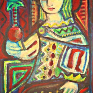 Medieval Prince Fine Art Giclee Print Prince Portrait figure Medieval Royalty Original Oil Painting by Robert Maitland Archival Print 8 X 10
