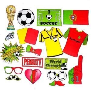 Coupe du monde PORTUGAL football photo Party props - l’accessoire ultime fan - Championnat de football de la FIFA 2018 en Russie - support de Portugal