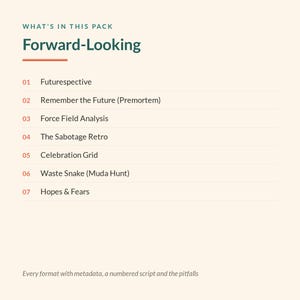7 printable forward-looking retrospective formats for agile teams