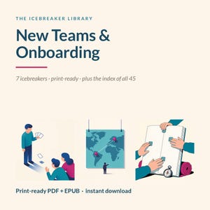 7 printable new teams & onboarding icebreakers for agile teams