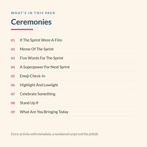 9 printable ceremonies icebreakers for agile teams