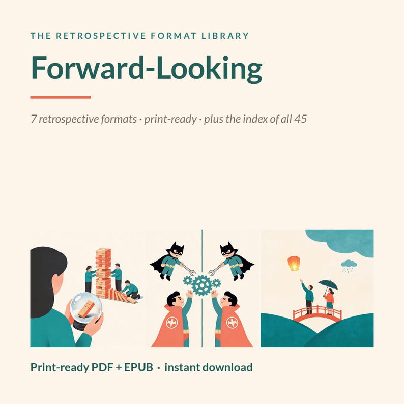 7 printable forward-looking retrospective formats for agile teams