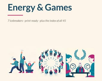 Team Energizer Games | 7 printbare ijsbrekeractiviteiten voor vergaderingen en workshops