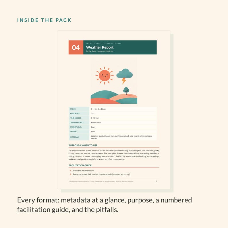 5 printable set the stage retrospective formats for agile teams