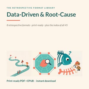8 printable data-driven & root-cause retrospective formats for agile teams