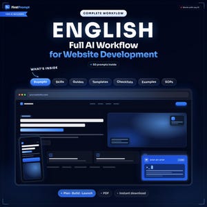 AI Website Workflow for ChatGPT, Claude & Cursor — Plan, Build, Launch.