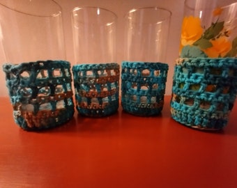 Pebble Beach Glass Cozies