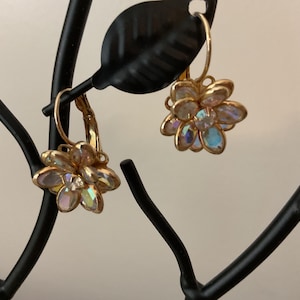 Kirks Folly AB flower earrings