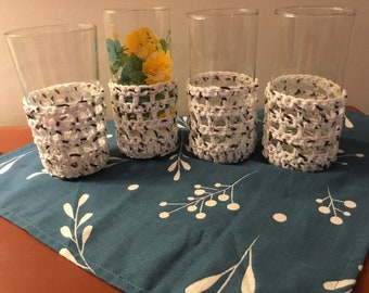 Salt and Pepper Glass Cozies set of 4