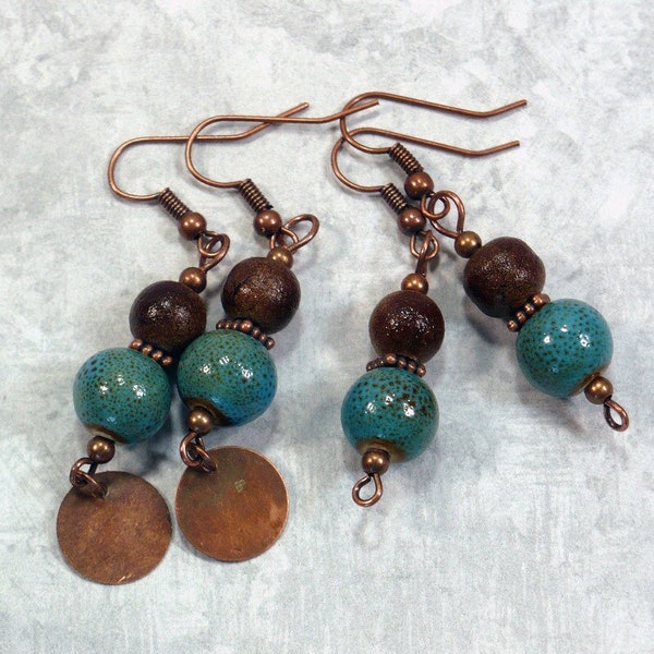 Tribal Earrings: 2 Styles or Mixed Set, Mother-Daughter, Sisters or BFF Set, Boho Dangle Earrings on Nickle-Free Ear wires, Ready to Ship