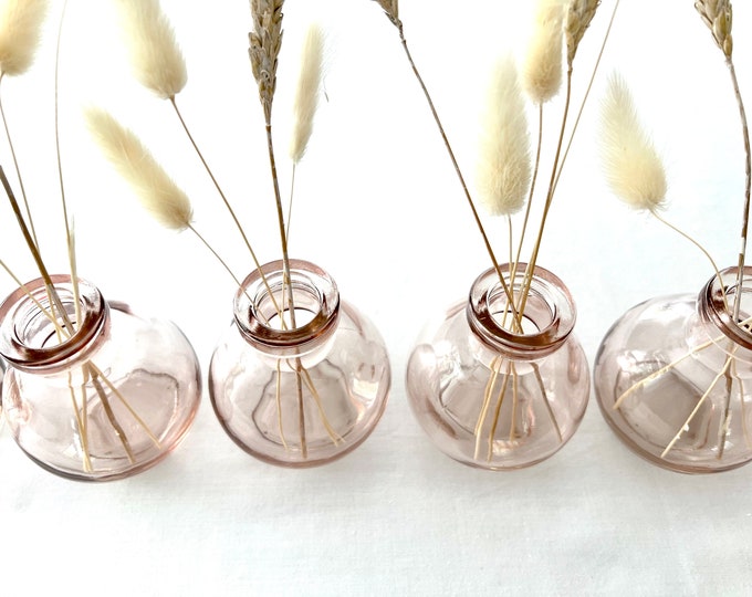 Pale pink small diffuser bottle {1} with sticks option