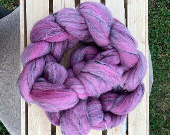 Top de tweed de lana Shaniko: 80/11/9 Merino/Acrílico/Rayón (4 oz)
